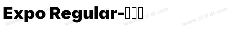 Expo Regular字体转换